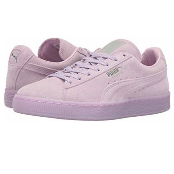 puma suede lilac